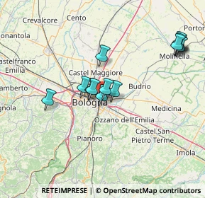 Mappa Via Edoardo Weber, 40138 Bologna BO, Italia (13.76769)