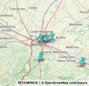 Mappa Via Edoardo Weber, 40138 Bologna BO, Italia (33.185)