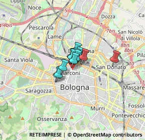 Mappa Piazza dei Martiri 1943 -, 40121 Bologna BO, Italia (0.65154)