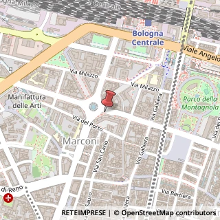 Mappa Via dei Mille, 24, 40121 Bologna, Bologna (Emilia Romagna)