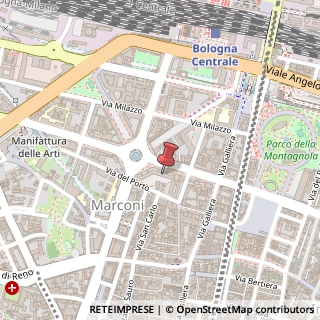 Mappa Via Montebello, 2, 40121 Bologna, Bologna (Emilia Romagna)