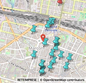 Mappa Piazza dei Martiri 1943 -, 40121 Bologna BO, Italia (0.526)