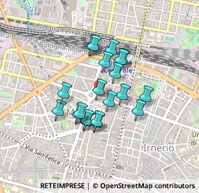 Mappa Piazza dei Martiri 1943 -, 40121 Bologna BO, Italia (0.3315)