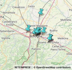 Mappa Piazza dei Martiri 1943 -, 40121 Bologna BO, Italia (6.30917)