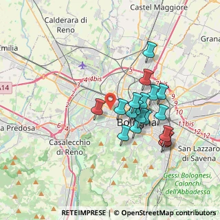 Mappa Via Piave, 40133 Bologna BO, Italia (3.13722)