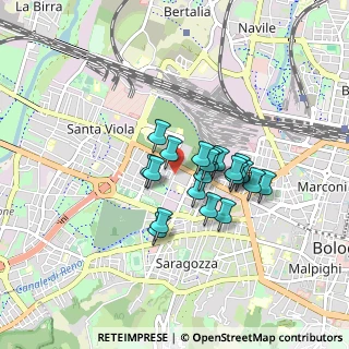 Mappa Via Piave, 40133 Bologna BO, Italia (0.613)