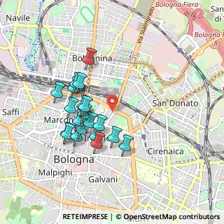 Mappa Piazza di Porta Mascarella, 40127 Bologna BO, Italia (0.8375)