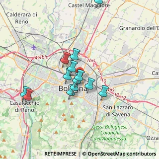 Mappa Via Guido Zucchini, 40126 Bologna BO, Italia (3.03308)