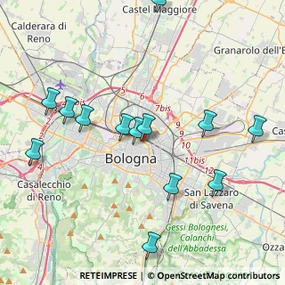 Mappa Via Guido Zucchini, 40126 Bologna BO, Italia (4.54846)