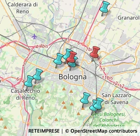 Mappa Studio Medico - Piazza dei Martiri, 40121 Bologna BO, Italia (3.49182)