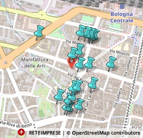 Mappa Studio Medico - Piazza dei Martiri, 40121 Bologna BO, Italia (0.2105)