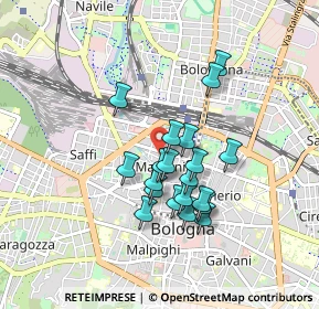 Mappa Studio Medico - Piazza dei Martiri, 40121 Bologna BO, Italia (0.71)