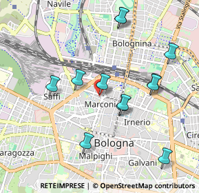 Mappa Studio Medico - Piazza dei Martiri, 40121 Bologna BO, Italia (0.9975)