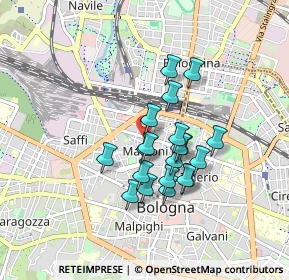 Mappa Studio Medico - Piazza dei Martiri, 40121 Bologna BO, Italia (0.6855)