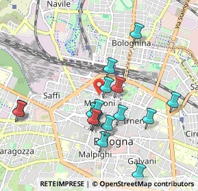 Mappa Studio Medico - Piazza dei Martiri, 40121 Bologna BO, Italia (0.955)