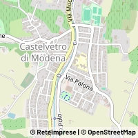 Kaart Castelvetro di Modena