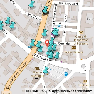 Mappa Via E. Garelli, 12044 Centallo CN, Italia (0.044)