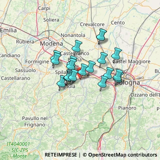 Mappa Via per, 40053 Valsamoggia BO, Italia (10.0145)