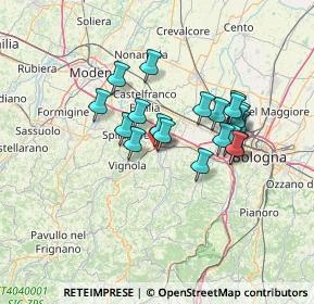 Mappa Via per, 40053 Valsamoggia BO, Italia (11.342)