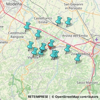 Mappa Via per, 40053 Valsamoggia BO, Italia (5.96357)