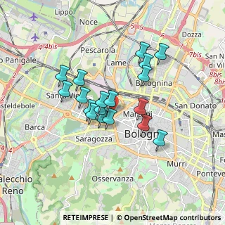 Mappa Via dello Scalo, 40131 Bologna BO, Italia (1.38944)