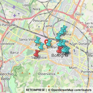 Mappa Via dello Scalo, 40131 Bologna BO, Italia (1.36462)