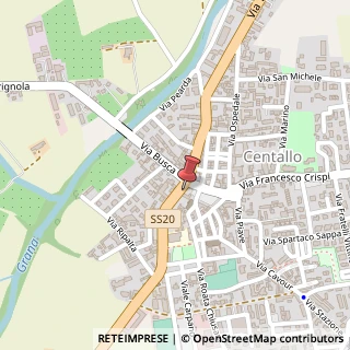 Mappa SP20, 5, 12030 Centallo, Cuneo (Piemonte)