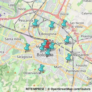 Mappa Via dei Mille, 40122 Bologna BO, Italia (1.52833)