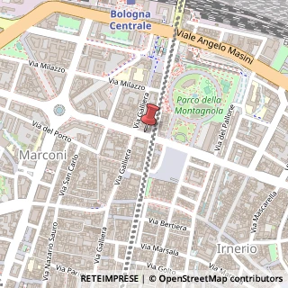 Mappa Via dei Mille, 3, 40121 Bologna, Bologna (Emilia Romagna)