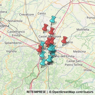 Mappa Via dei Mille, 40122 Bologna BO, Italia (8.94118)