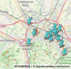 Mappa , 40133 Bologna BO, Italia (4.17214)