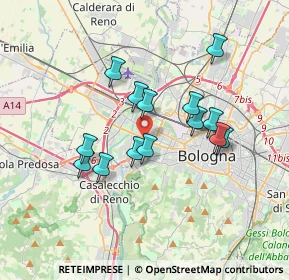 Mappa , 40133 Bologna BO, Italia (3.035)