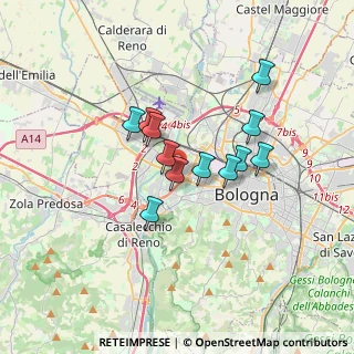 Mappa , 40133 Bologna BO, Italia (2.64417)