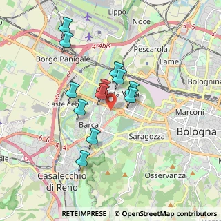 Mappa , 40133 Bologna BO, Italia (1.525)
