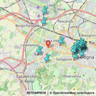 Mappa , 40133 Bologna BO, Italia (2.5035)