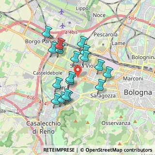 Mappa , 40133 Bologna BO, Italia (1.48389)