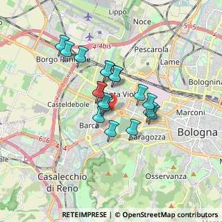 Mappa , 40133 Bologna BO, Italia (1.27778)