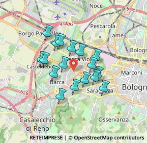 Mappa , 40133 Bologna BO, Italia (1.34882)