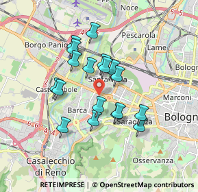 Mappa , 40133 Bologna BO, Italia (1.44722)