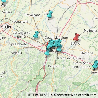 Mappa Via L. Pasinelli, 40133 Bologna BO, Italia (14.95077)
