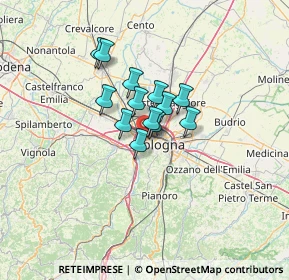 Mappa , 40133 Bologna BO, Italia (7.97308)