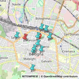 Mappa Galleria del Pincio, 40126 Bologna BO, Italia (0.7575)