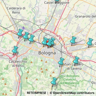 Mappa Galleria del Pincio, 40126 Bologna BO, Italia (4.46692)