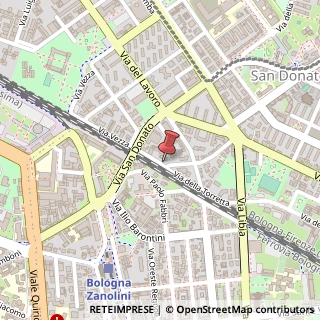 Mappa Via della Concordia, 21, 40127 Bologna, Bologna (Emilia Romagna)