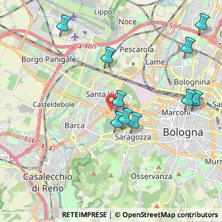 Mappa Via Aldo Cividali, 40133 Bologna BO, Italia (2.48455)