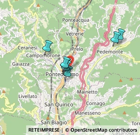 Mappa Via alla Ferriere di Pontedecimo, 16164 Genova GE, Italia (2.8175)