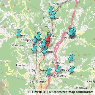 Mappa Via alla Ferriere di Pontedecimo, 16164 Genova GE, Italia (1.8205)