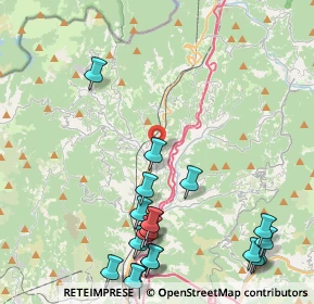 Mappa Via alla Ferriere di Pontedecimo, 16010 Serra Riccò GE, Italia (5.627)