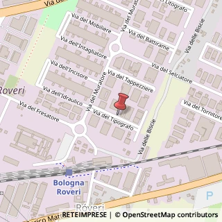 Mappa Via del Tipografo, 6, 40138 Bologna, Bologna (Emilia Romagna)