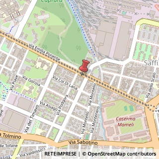 Mappa Via Aurelio Saffi, 32, 40131 Bologna, Bologna (Emilia Romagna)